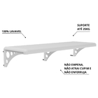 Prateleira Multiuso Branca Com Suporte | 60x30cm | Astra | Ki